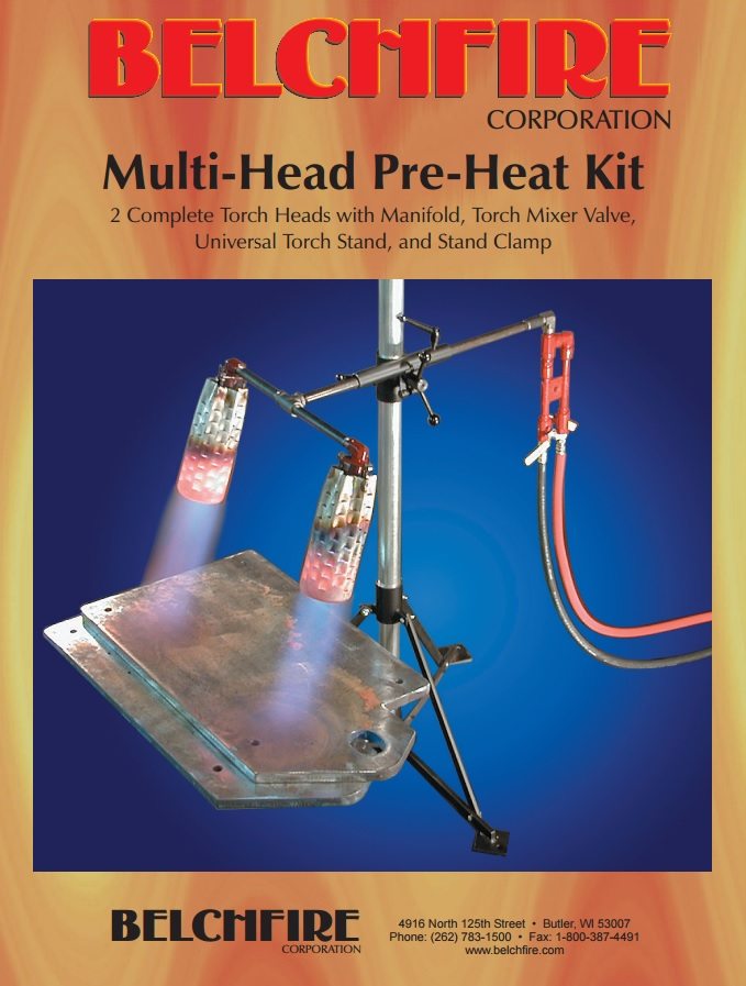 Multi head torch preheating kit